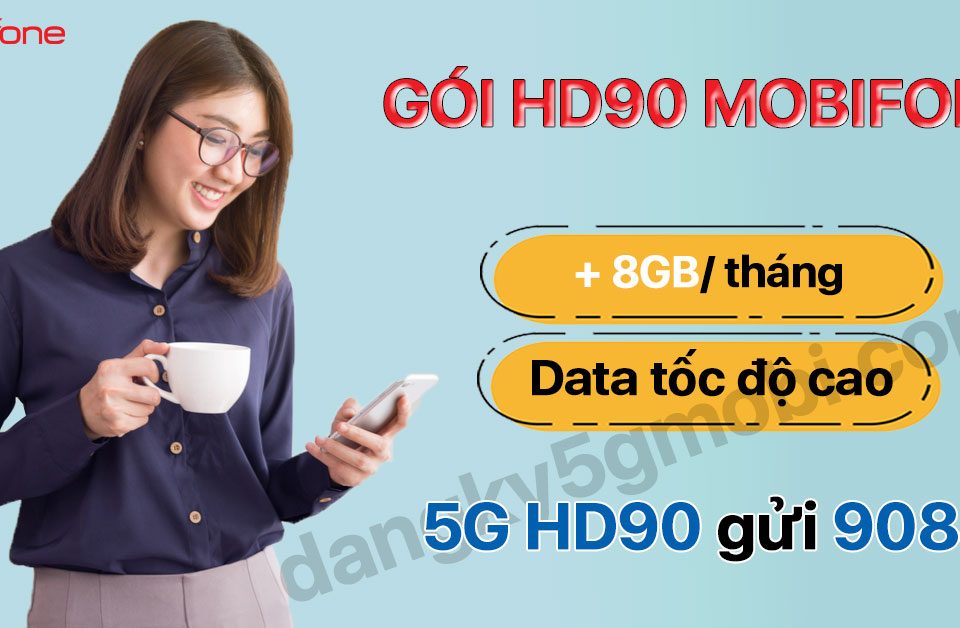 Cú pháp đăng ký gói HD90 Mobi
