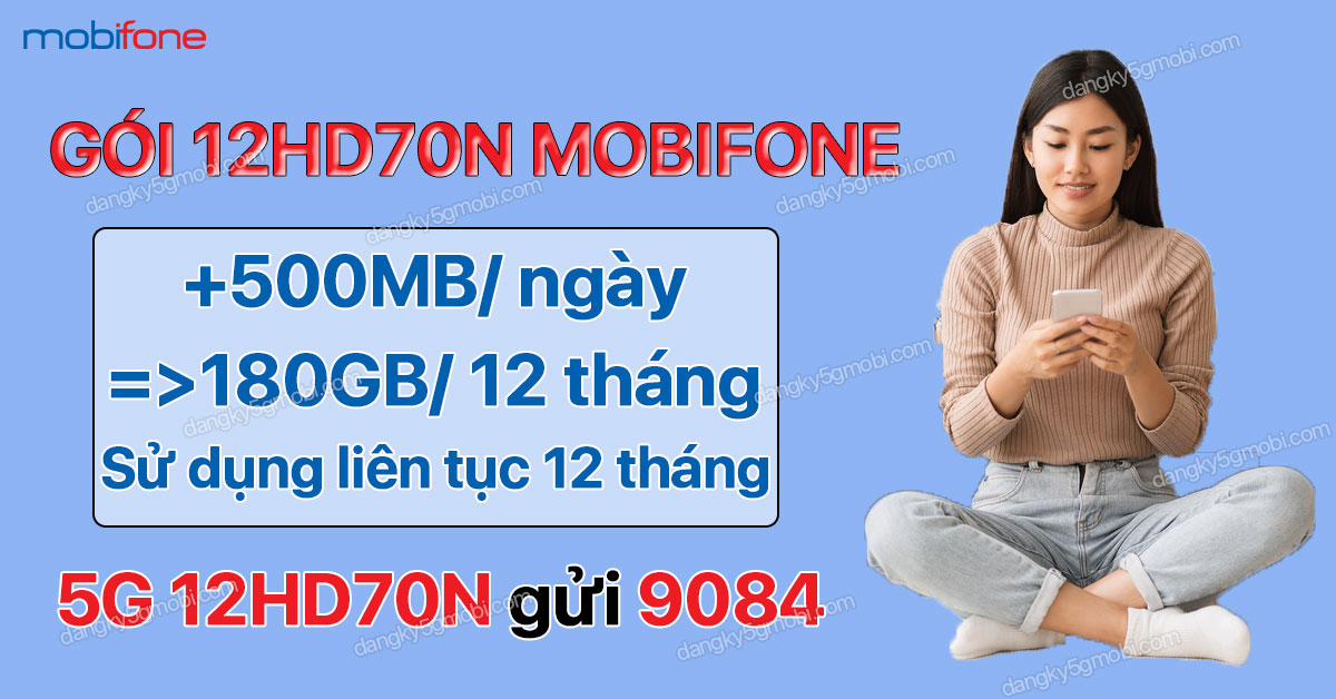 Gói 12HD70N MobiFone