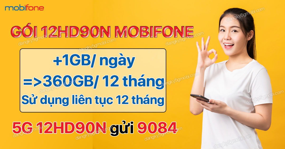 Gói 12HD90N MobiFone