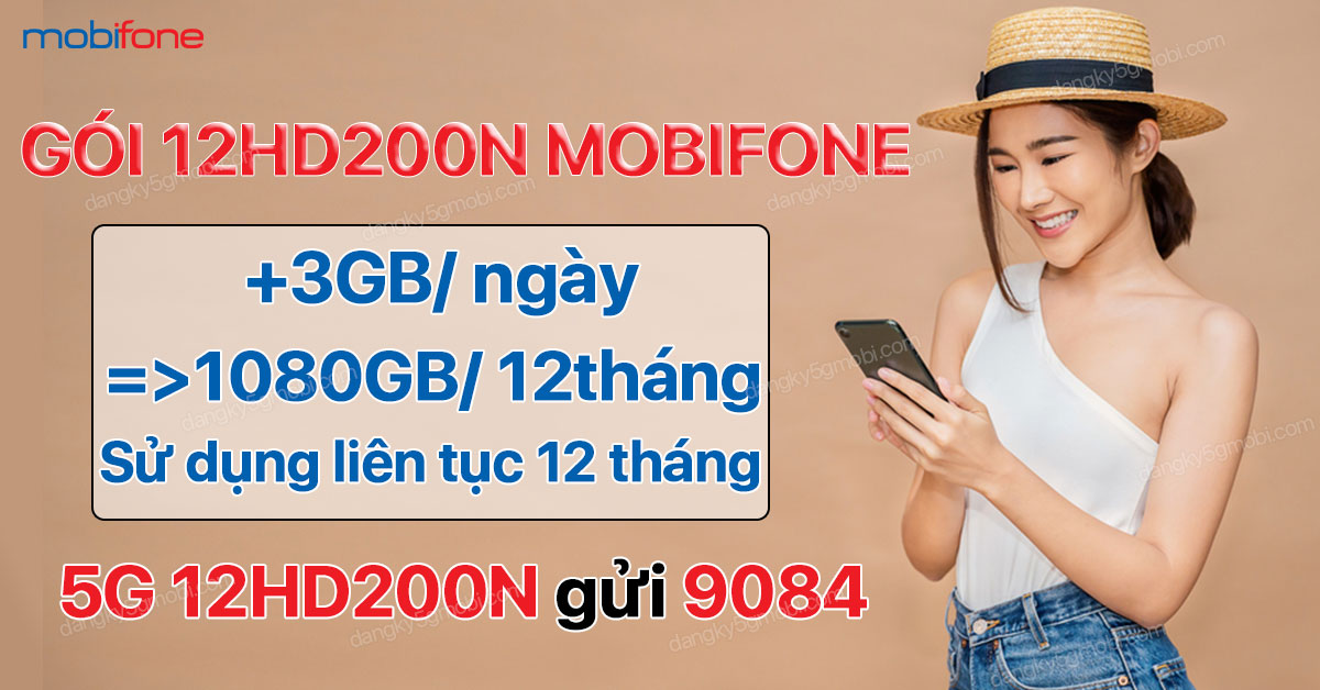 Gói 12HD200N MobiFone