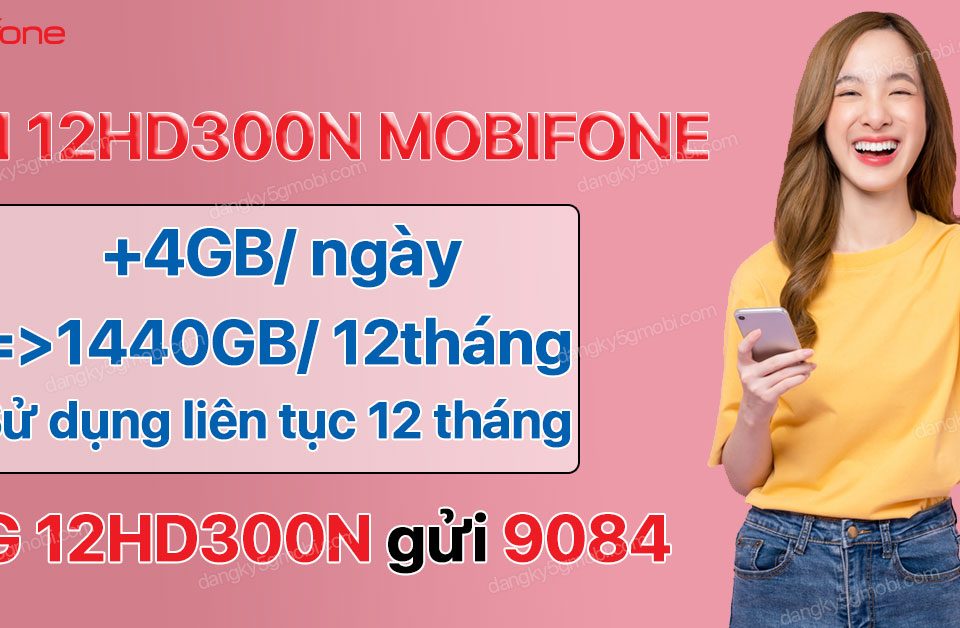 Gói 12HD300N MobiFone