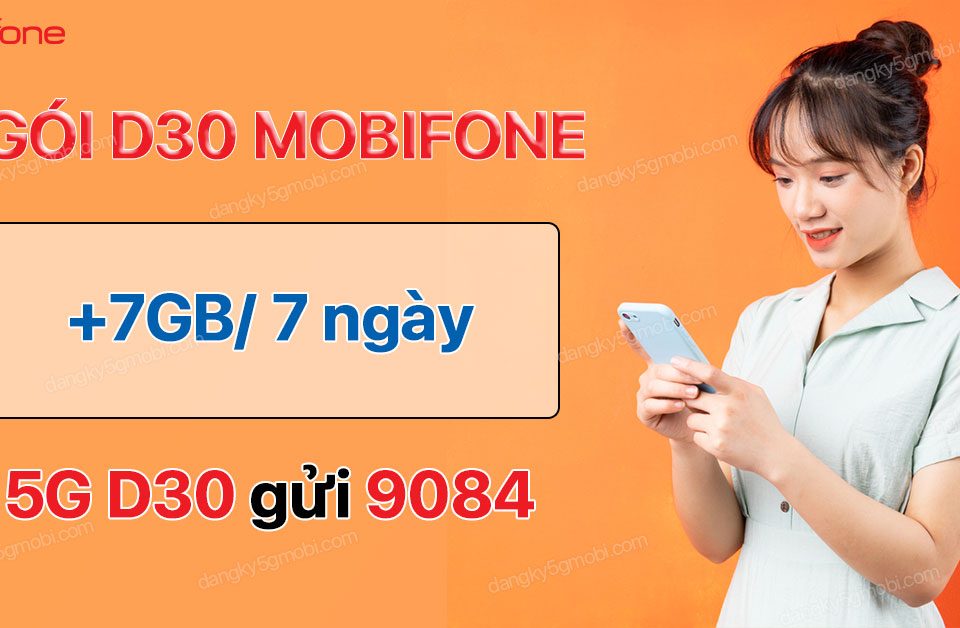 Gói D30 MobiFone