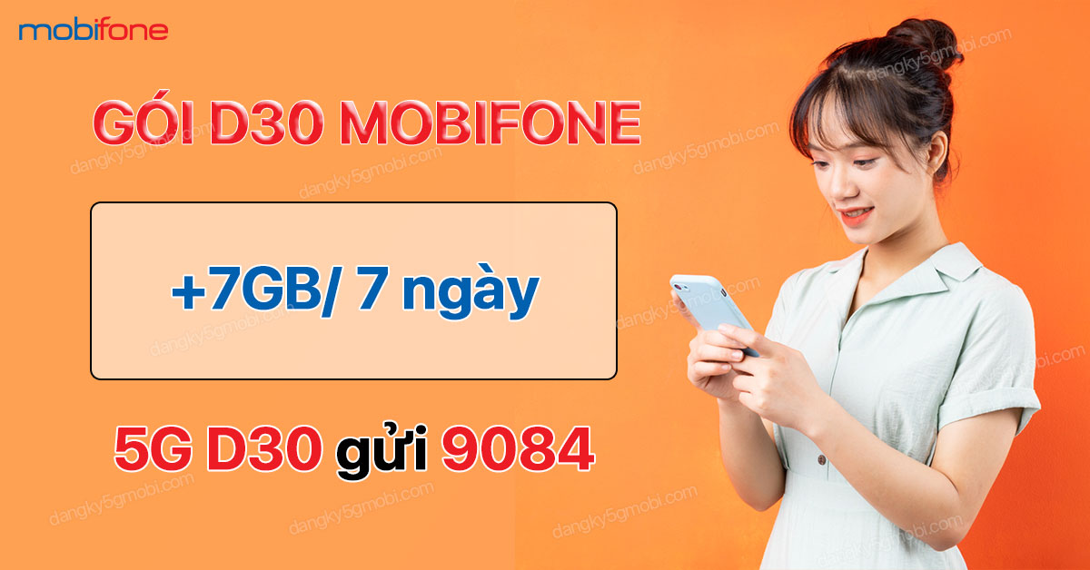 Gói D30 MobiFone
